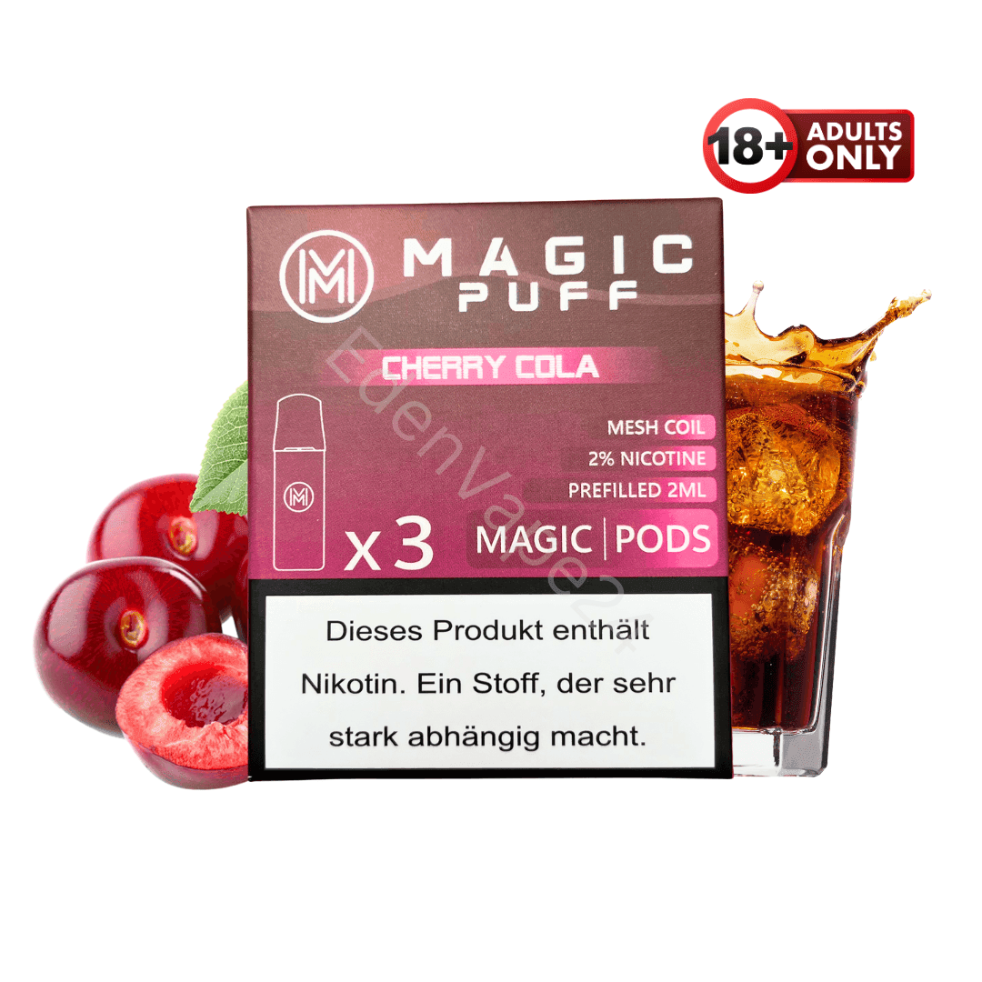 Magic Puff Pods - Cherry Cola - EdenVape24